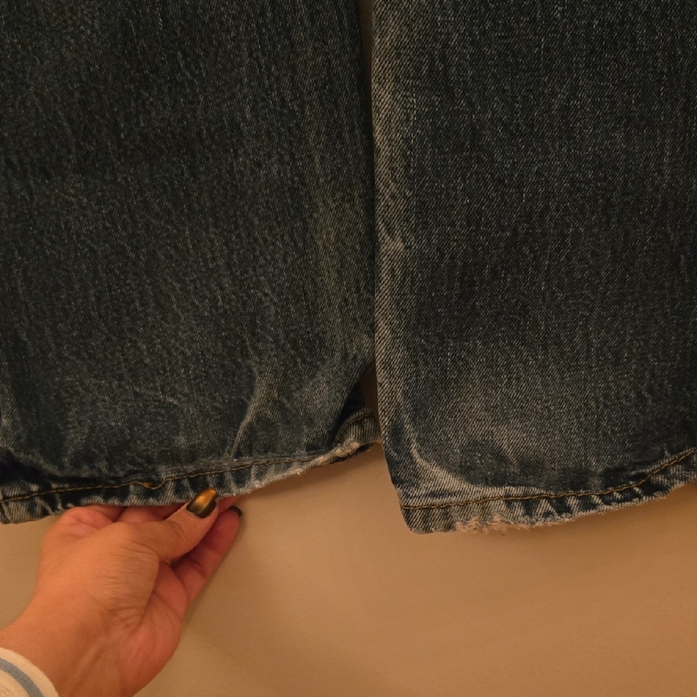 Mens Vintage Levi's 505 Jeans Tagged 32x30 - Picture 6 of 13